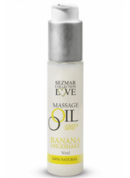 Huile de massage comestible milkshake banane 50ml - SEZ001